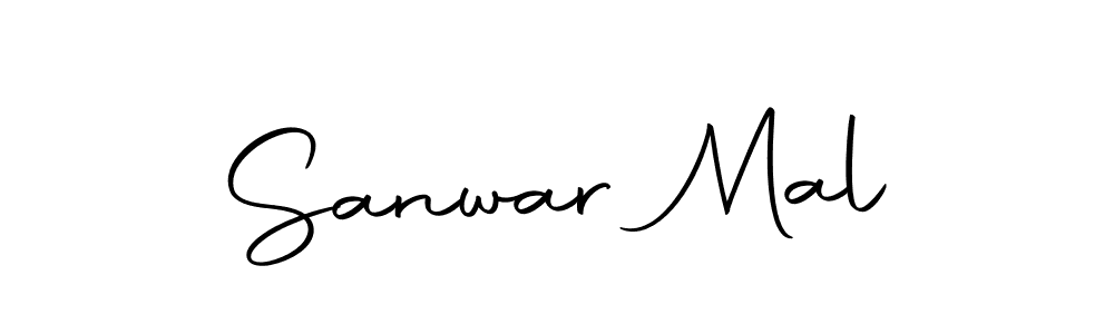 Use a signature maker to create a handwritten signature online. With this signature software, you can design (Autography-DOLnW) your own signature for name Sanwar Mal. Sanwar Mal signature style 10 images and pictures png