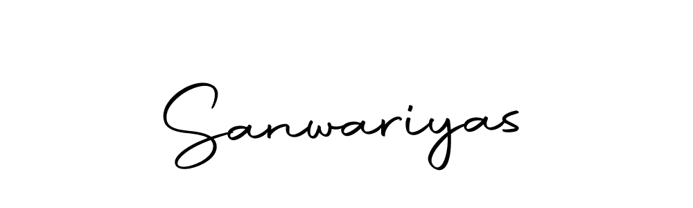 Make a beautiful signature design for name Sanwariyas. Use this online signature maker to create a handwritten signature for free. Sanwariyas signature style 10 images and pictures png