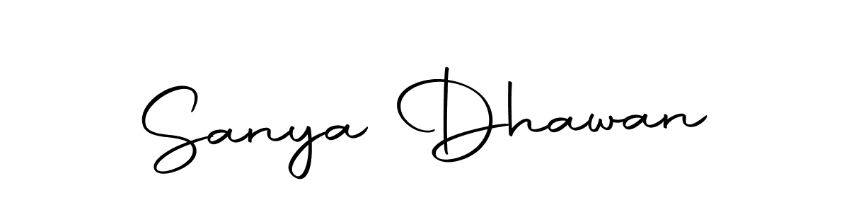 How to make Sanya Dhawan signature? Autography-DOLnW is a professional autograph style. Create handwritten signature for Sanya Dhawan name. Sanya Dhawan signature style 10 images and pictures png