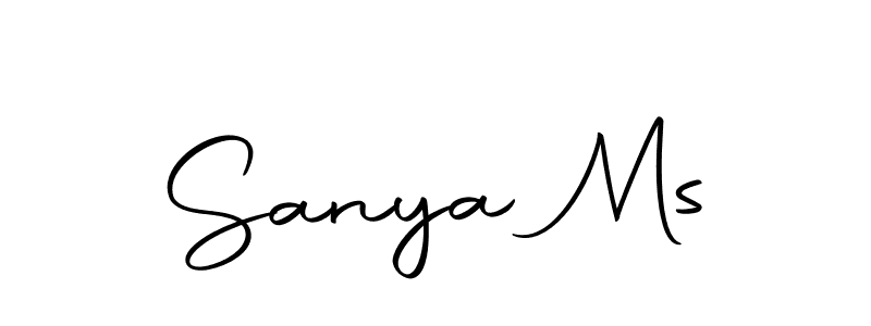 You can use this online signature creator to create a handwritten signature for the name Sanya Ms. This is the best online autograph maker. Sanya Ms signature style 10 images and pictures png