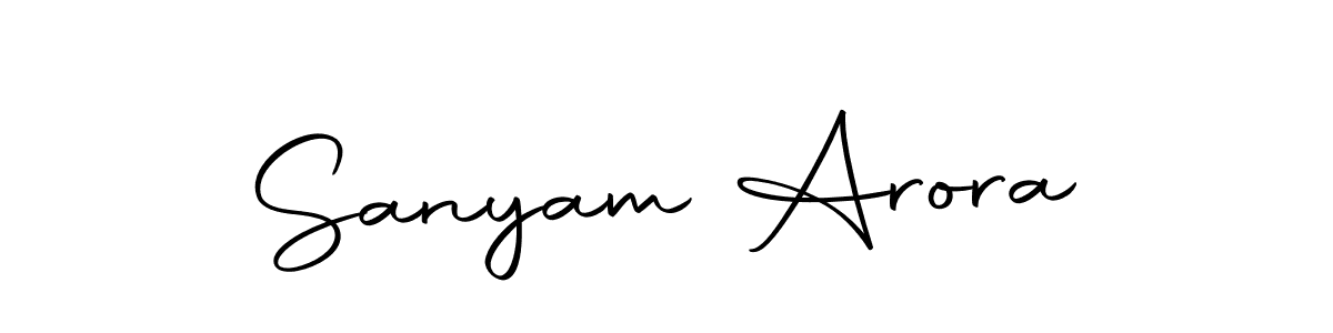 How to make Sanyam Arora signature? Autography-DOLnW is a professional autograph style. Create handwritten signature for Sanyam Arora name. Sanyam Arora signature style 10 images and pictures png