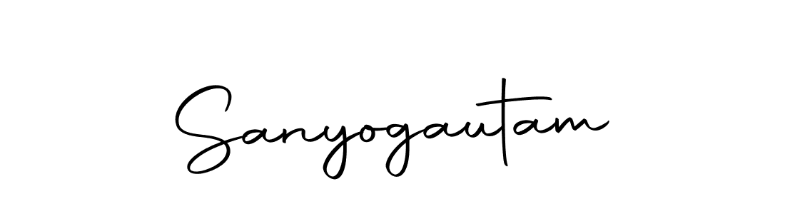 Once you've used our free online signature maker to create your best signature Autography-DOLnW style, it's time to enjoy all of the benefits that Sanyogautam name signing documents. Sanyogautam signature style 10 images and pictures png