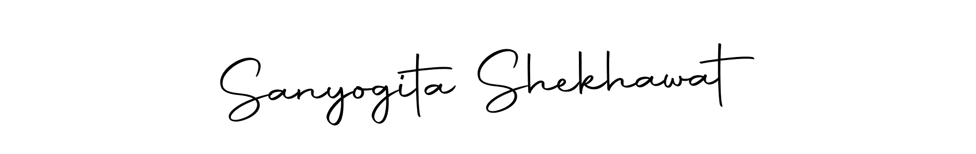 Make a short Sanyogita Shekhawat signature style. Manage your documents anywhere anytime using Autography-DOLnW. Create and add eSignatures, submit forms, share and send files easily. Sanyogita Shekhawat signature style 10 images and pictures png