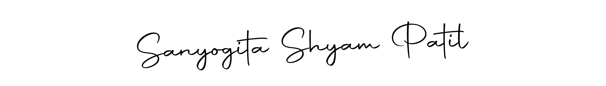 if you are searching for the best signature style for your name Sanyogita Shyam Patil. so please give up your signature search. here we have designed multiple signature styles  using Autography-DOLnW. Sanyogita Shyam Patil signature style 10 images and pictures png