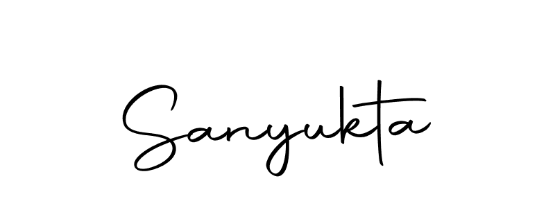 Design your own signature with our free online signature maker. With this signature software, you can create a handwritten (Autography-DOLnW) signature for name Sanyukta. Sanyukta signature style 10 images and pictures png