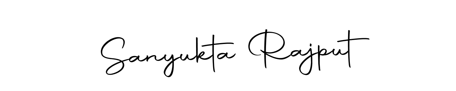 Make a beautiful signature design for name Sanyukta Rajput. Use this online signature maker to create a handwritten signature for free. Sanyukta Rajput signature style 10 images and pictures png