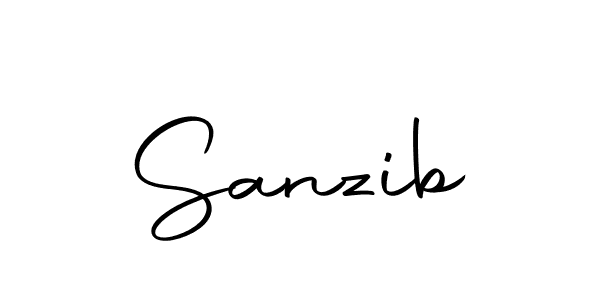 You should practise on your own different ways (Autography-DOLnW) to write your name (Sanzib) in signature. don't let someone else do it for you. Sanzib signature style 10 images and pictures png