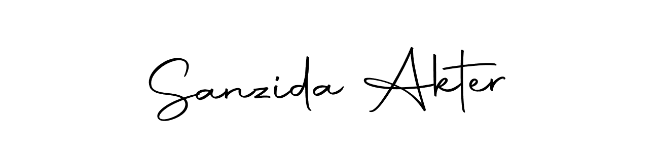 You should practise on your own different ways (Autography-DOLnW) to write your name (Sanzida Akter) in signature. don't let someone else do it for you. Sanzida Akter signature style 10 images and pictures png