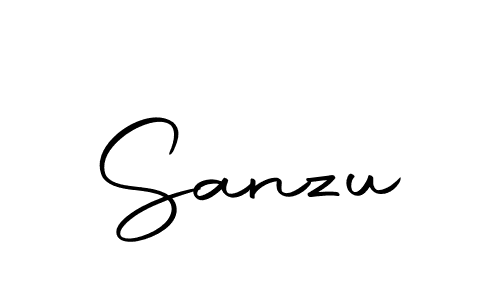 How to make Sanzu name signature. Use Autography-DOLnW style for creating short signs online. This is the latest handwritten sign. Sanzu signature style 10 images and pictures png