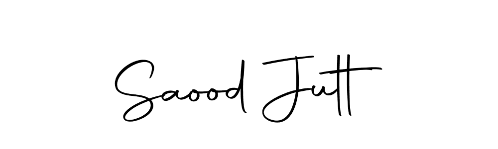 Saood Jutt stylish signature style. Best Handwritten Sign (Autography-DOLnW) for my name. Handwritten Signature Collection Ideas for my name Saood Jutt. Saood Jutt signature style 10 images and pictures png