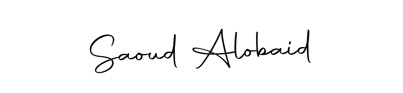 Make a beautiful signature design for name Saoud Alobaid. With this signature (Autography-DOLnW) style, you can create a handwritten signature for free. Saoud Alobaid signature style 10 images and pictures png