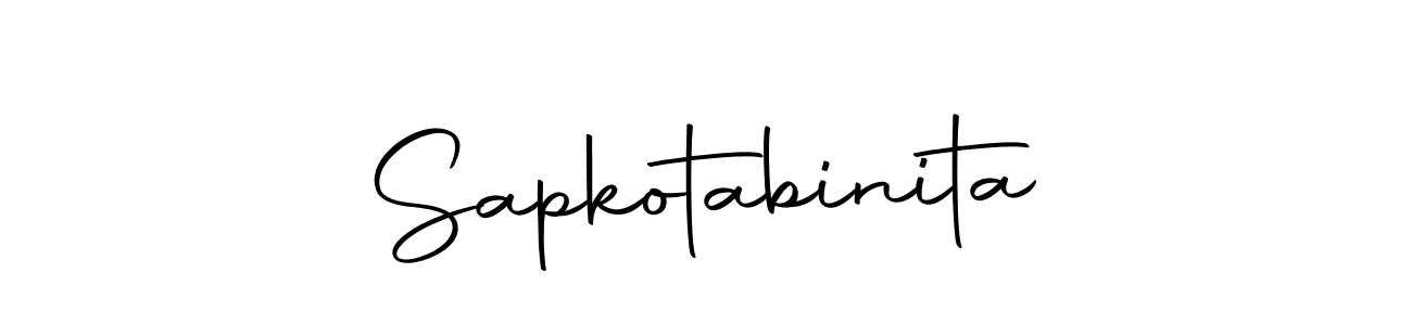 The best way (Autography-DOLnW) to make a short signature is to pick only two or three words in your name. The name Sapkotabinita include a total of six letters. For converting this name. Sapkotabinita signature style 10 images and pictures png