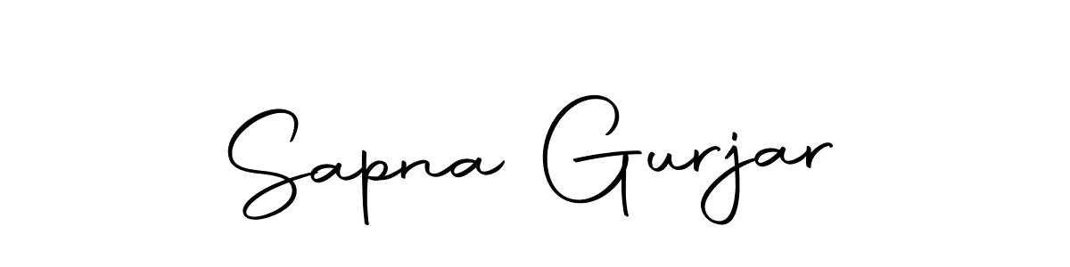 Make a short Sapna Gurjar signature style. Manage your documents anywhere anytime using Autography-DOLnW. Create and add eSignatures, submit forms, share and send files easily. Sapna Gurjar signature style 10 images and pictures png