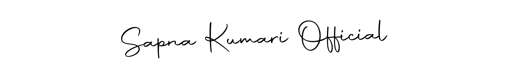 Use a signature maker to create a handwritten signature online. With this signature software, you can design (Autography-DOLnW) your own signature for name Sapna Kumari Official. Sapna Kumari Official signature style 10 images and pictures png