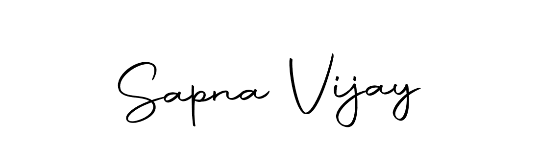 Also we have Sapna Vijay name is the best signature style. Create professional handwritten signature collection using Autography-DOLnW autograph style. Sapna Vijay signature style 10 images and pictures png