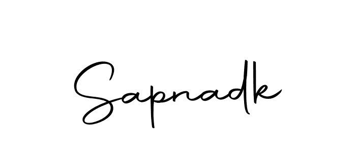 How to make Sapnadk name signature. Use Autography-DOLnW style for creating short signs online. This is the latest handwritten sign. Sapnadk signature style 10 images and pictures png