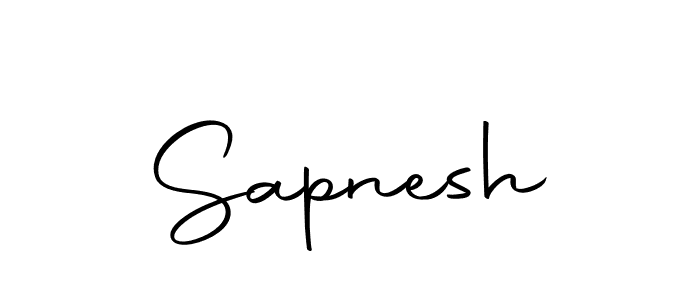 Sapnesh stylish signature style. Best Handwritten Sign (Autography-DOLnW) for my name. Handwritten Signature Collection Ideas for my name Sapnesh. Sapnesh signature style 10 images and pictures png