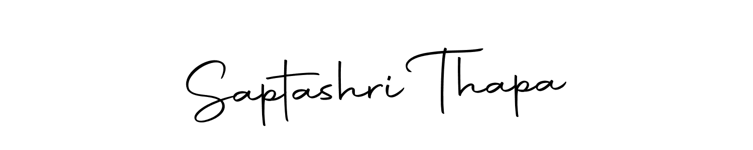 Also we have Saptashri Thapa name is the best signature style. Create professional handwritten signature collection using Autography-DOLnW autograph style. Saptashri Thapa signature style 10 images and pictures png