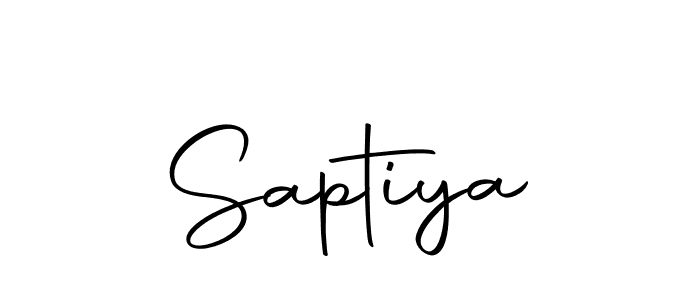You should practise on your own different ways (Autography-DOLnW) to write your name (Saptiya) in signature. don't let someone else do it for you. Saptiya signature style 10 images and pictures png