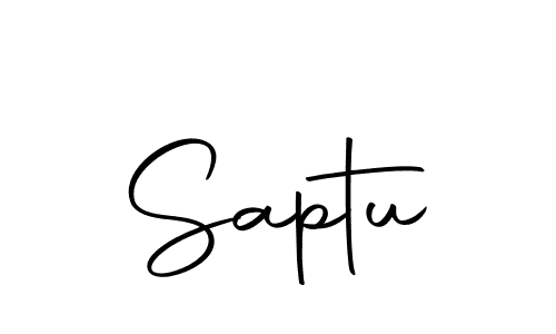 The best way (Autography-DOLnW) to make a short signature is to pick only two or three words in your name. The name Saptu include a total of six letters. For converting this name. Saptu signature style 10 images and pictures png