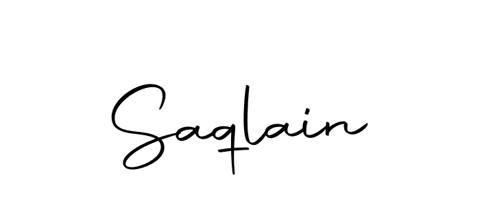 Design your own signature with our free online signature maker. With this signature software, you can create a handwritten (Autography-DOLnW) signature for name Saqlain. Saqlain signature style 10 images and pictures png