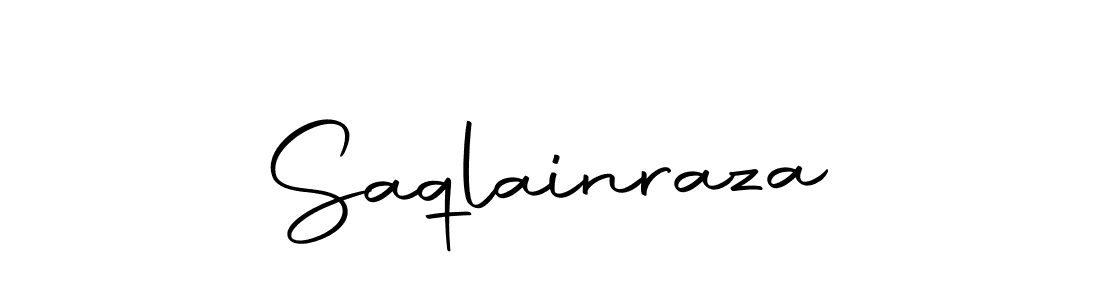 Design your own signature with our free online signature maker. With this signature software, you can create a handwritten (Autography-DOLnW) signature for name Saqlainraza. Saqlainraza signature style 10 images and pictures png