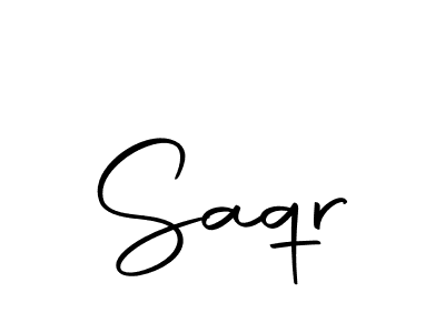 You should practise on your own different ways (Autography-DOLnW) to write your name (Saqr) in signature. don't let someone else do it for you. Saqr signature style 10 images and pictures png