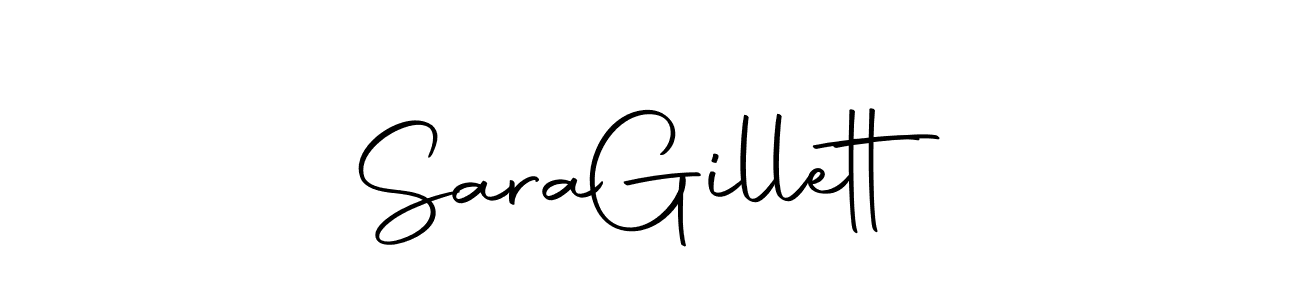 Sara  Gillett stylish signature style. Best Handwritten Sign (Autography-DOLnW) for my name. Handwritten Signature Collection Ideas for my name Sara  Gillett. Sara  Gillett signature style 10 images and pictures png