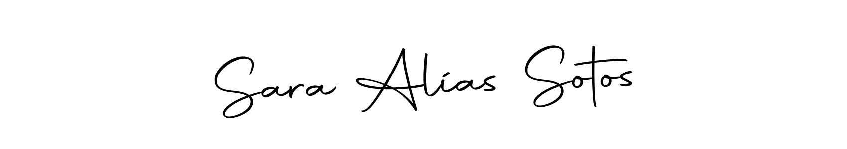 How to make Sara Alías Sotos name signature. Use Autography-DOLnW style for creating short signs online. This is the latest handwritten sign. Sara Alías Sotos signature style 10 images and pictures png