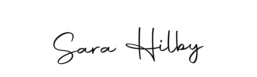 Design your own signature with our free online signature maker. With this signature software, you can create a handwritten (Autography-DOLnW) signature for name Sara Hilby. Sara Hilby signature style 10 images and pictures png
