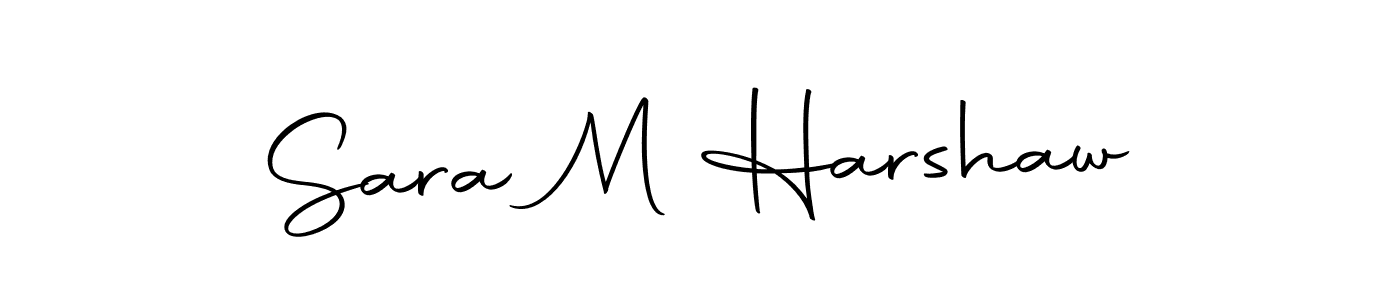 Similarly Autography-DOLnW is the best handwritten signature design. Signature creator online .You can use it as an online autograph creator for name Sara M Harshaw. Sara M Harshaw signature style 10 images and pictures png