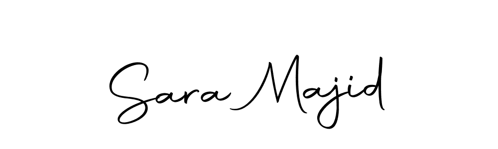 Use a signature maker to create a handwritten signature online. With this signature software, you can design (Autography-DOLnW) your own signature for name Sara Majid. Sara Majid signature style 10 images and pictures png