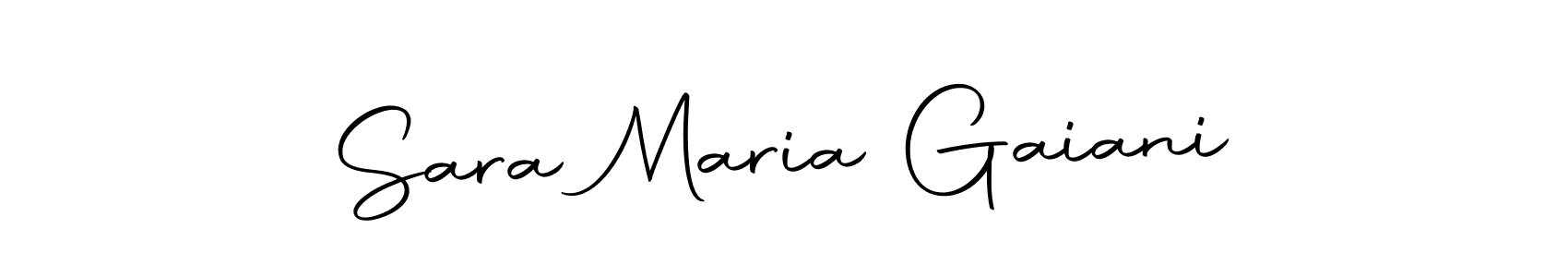 This is the best signature style for the Sara Maria Gaiani name. Also you like these signature font (Autography-DOLnW). Mix name signature. Sara Maria Gaiani signature style 10 images and pictures png