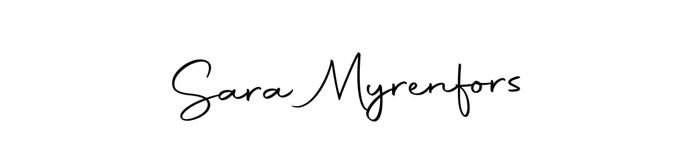 Use a signature maker to create a handwritten signature online. With this signature software, you can design (Autography-DOLnW) your own signature for name Sara Myrenfors. Sara Myrenfors signature style 10 images and pictures png