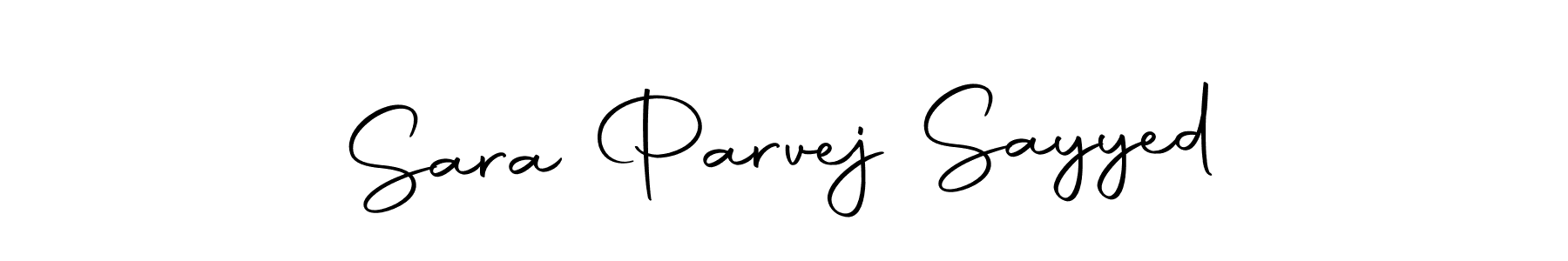 You can use this online signature creator to create a handwritten signature for the name Sara Parvej Sayyed. This is the best online autograph maker. Sara Parvej Sayyed signature style 10 images and pictures png