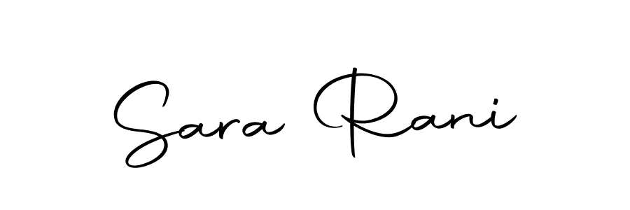 Create a beautiful signature design for name Sara Rani. With this signature (Autography-DOLnW) fonts, you can make a handwritten signature for free. Sara Rani signature style 10 images and pictures png