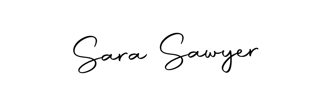 Sara Sawyer stylish signature style. Best Handwritten Sign (Autography-DOLnW) for my name. Handwritten Signature Collection Ideas for my name Sara Sawyer. Sara Sawyer signature style 10 images and pictures png