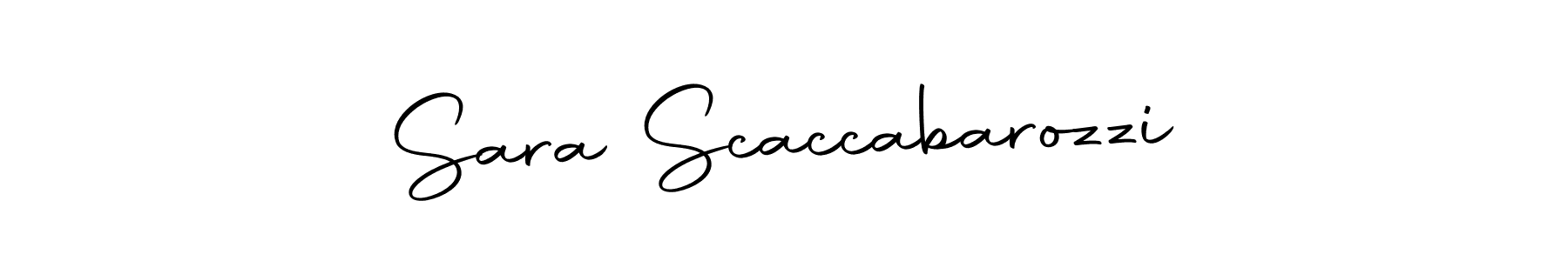 Make a short Sara Scaccabarozzi signature style. Manage your documents anywhere anytime using Autography-DOLnW. Create and add eSignatures, submit forms, share and send files easily. Sara Scaccabarozzi signature style 10 images and pictures png
