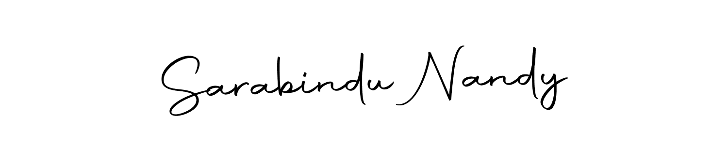 Create a beautiful signature design for name Sarabindu Nandy. With this signature (Autography-DOLnW) fonts, you can make a handwritten signature for free. Sarabindu Nandy signature style 10 images and pictures png
