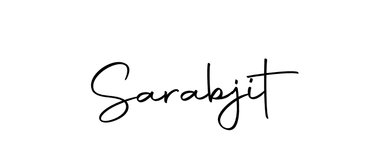 Make a beautiful signature design for name Sarabjit. With this signature (Autography-DOLnW) style, you can create a handwritten signature for free. Sarabjit signature style 10 images and pictures png