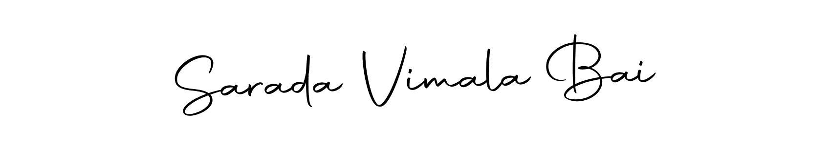 The best way (Autography-DOLnW) to make a short signature is to pick only two or three words in your name. The name Sarada Vimala Bai include a total of six letters. For converting this name. Sarada Vimala Bai signature style 10 images and pictures png