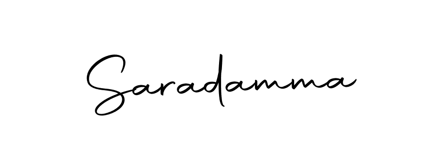 Use a signature maker to create a handwritten signature online. With this signature software, you can design (Autography-DOLnW) your own signature for name Saradamma. Saradamma signature style 10 images and pictures png