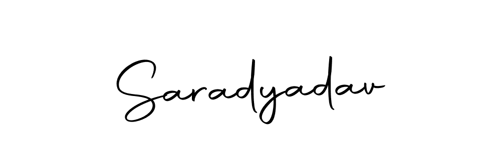 Make a short Saradyadav signature style. Manage your documents anywhere anytime using Autography-DOLnW. Create and add eSignatures, submit forms, share and send files easily. Saradyadav signature style 10 images and pictures png