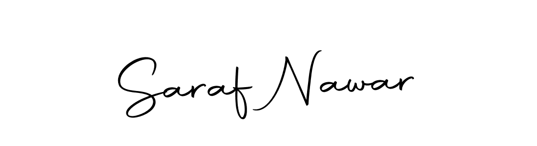 Use a signature maker to create a handwritten signature online. With this signature software, you can design (Autography-DOLnW) your own signature for name Saraf Nawar. Saraf Nawar signature style 10 images and pictures png