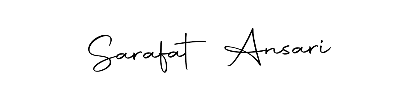 if you are searching for the best signature style for your name Sarafat Ansari. so please give up your signature search. here we have designed multiple signature styles  using Autography-DOLnW. Sarafat Ansari signature style 10 images and pictures png