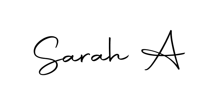 Also You can easily find your signature by using the search form. We will create Sarah A name handwritten signature images for you free of cost using Autography-DOLnW sign style. Sarah A signature style 10 images and pictures png