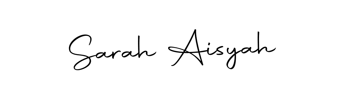 Here are the top 10 professional signature styles for the name Sarah Aisyah. These are the best autograph styles you can use for your name. Sarah Aisyah signature style 10 images and pictures png