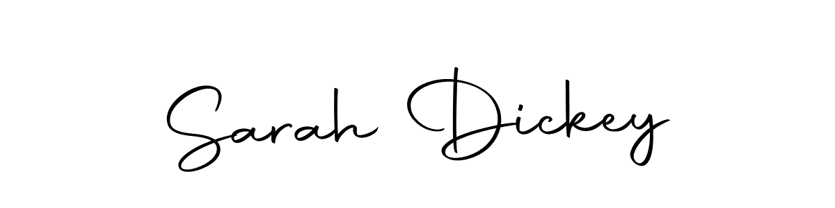 How to make Sarah Dickey name signature. Use Autography-DOLnW style for creating short signs online. This is the latest handwritten sign. Sarah Dickey signature style 10 images and pictures png