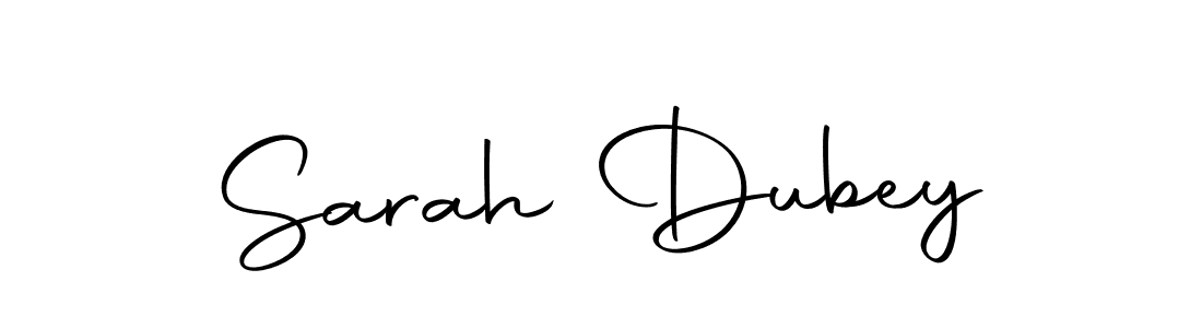 You should practise on your own different ways (Autography-DOLnW) to write your name (Sarah Dubey) in signature. don't let someone else do it for you. Sarah Dubey signature style 10 images and pictures png