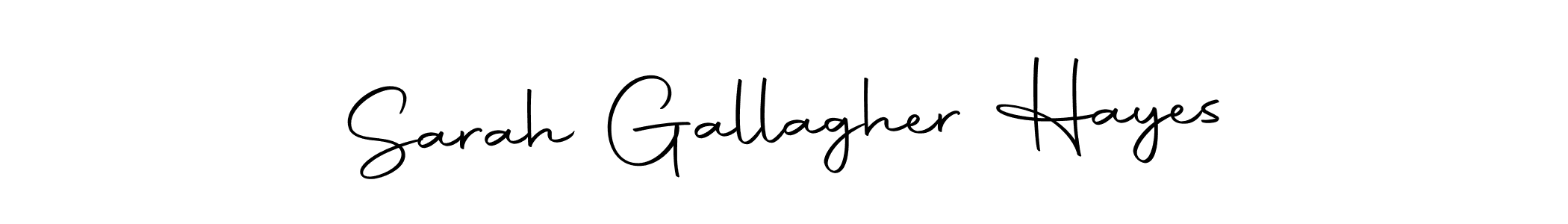 Once you've used our free online signature maker to create your best signature Autography-DOLnW style, it's time to enjoy all of the benefits that Sarah Gallagher Hayes name signing documents. Sarah Gallagher Hayes signature style 10 images and pictures png